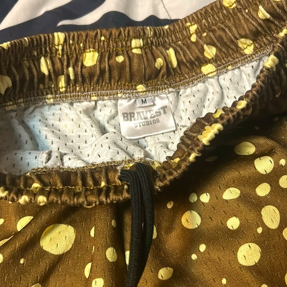 Bravest Studios brown splatter shorts M - Picture 4 of 4